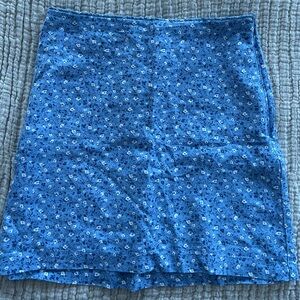 Abercrombie Blue Flower Print Skirt